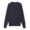 Scollo a V in Lana Merino extrafine e Cotone organico