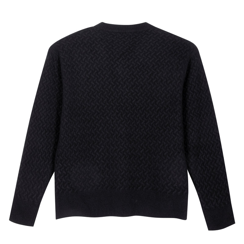 Scollo a V in Cashmere e Lana