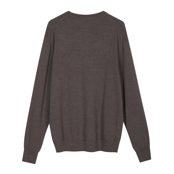 Crewneck in 100% extra-fine Merino wool
