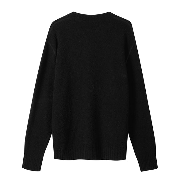 Girocollo bouclé misto Lana Merino