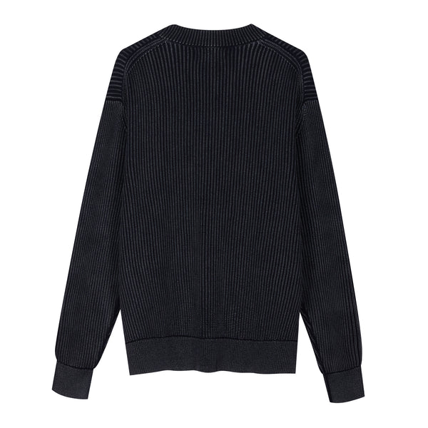 Scollo a v in Cotone decolorato artigianalmente