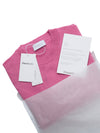 Girocollo Cropped in 100% Cashmere rigenerato Rosa Velluto
