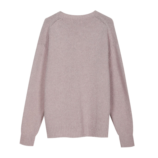 Oversized crewneck with Casentino workmanship