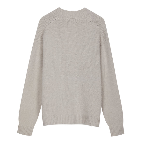 Oversized cardigan with Casentino workmanship