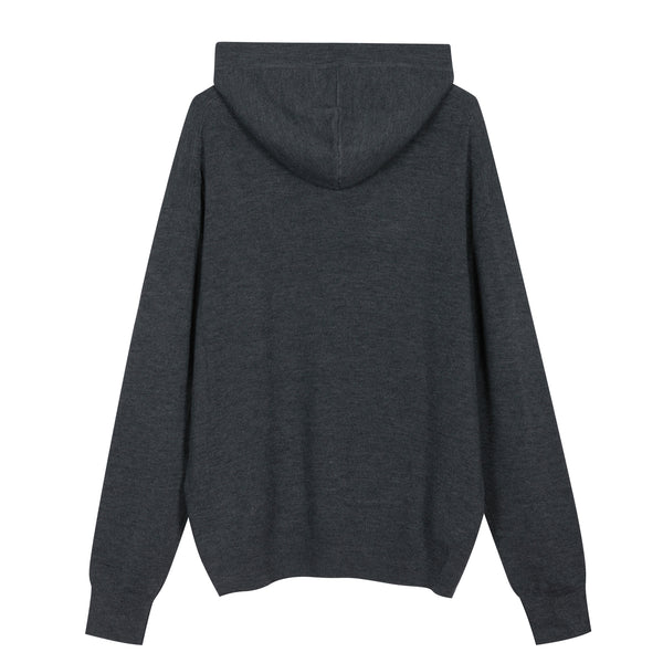 Technical sweatshirt in solid knit