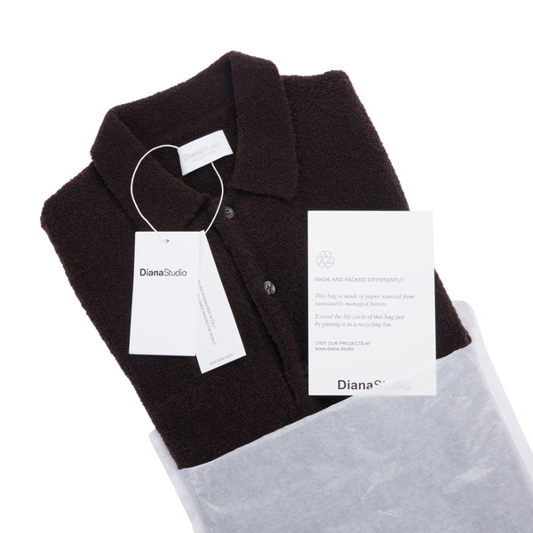 Polo bouclé misto Lana Merino