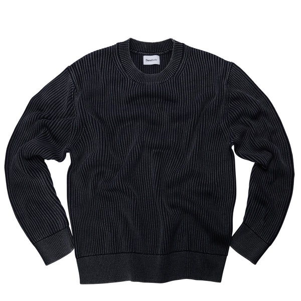 Girocollo in Cotone decolorato artigianalmente