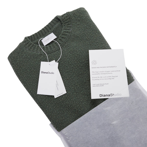 Oversized crewneck with Casentino workmanship