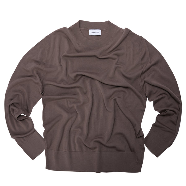 Girocollo fine in Cashmere e Merino Extrafine