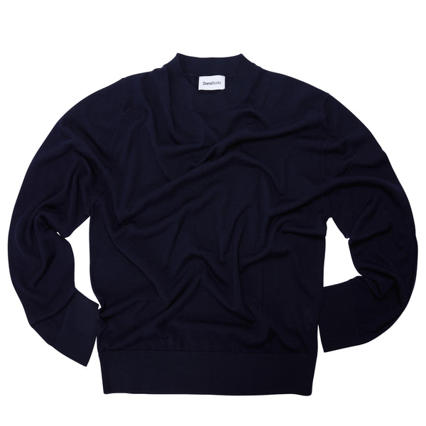 Girocollo fine in Cashmere e Merino Extrafine