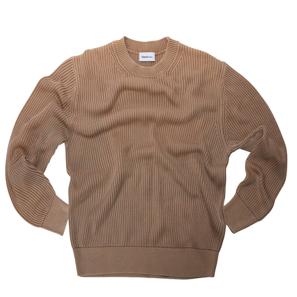 Girocollo in Cotone decolorato artigianalmente