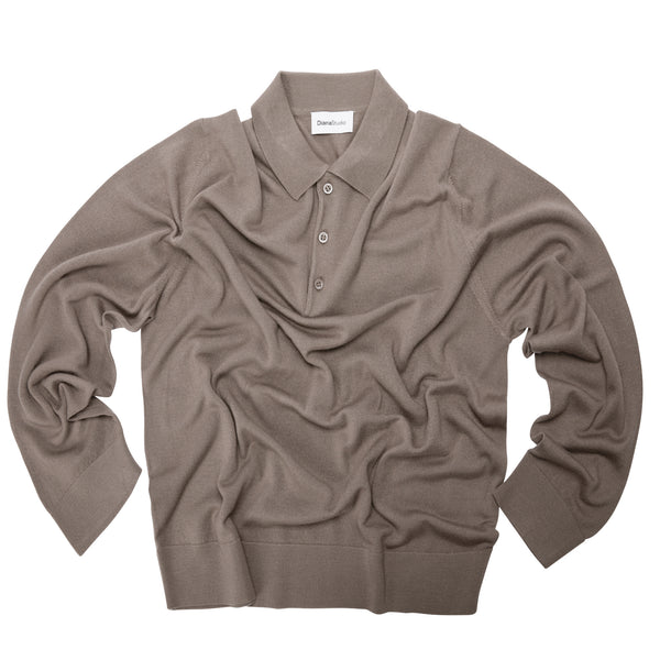 Polo fine in Cashmere e Merino Extrafine