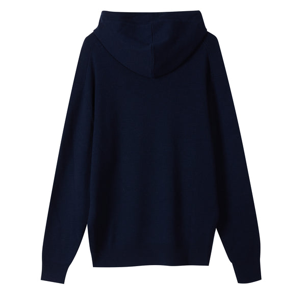Technical sweatshirt in solid knit
