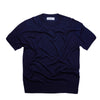 T-shirt in maglia in Lyocell - Variante Blu Navy - Immagine 6