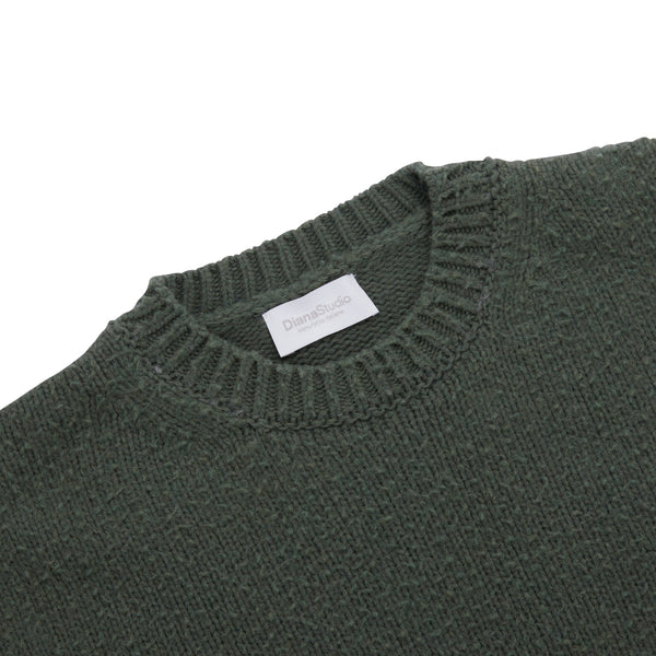 Oversized crewneck with Casentino workmanship