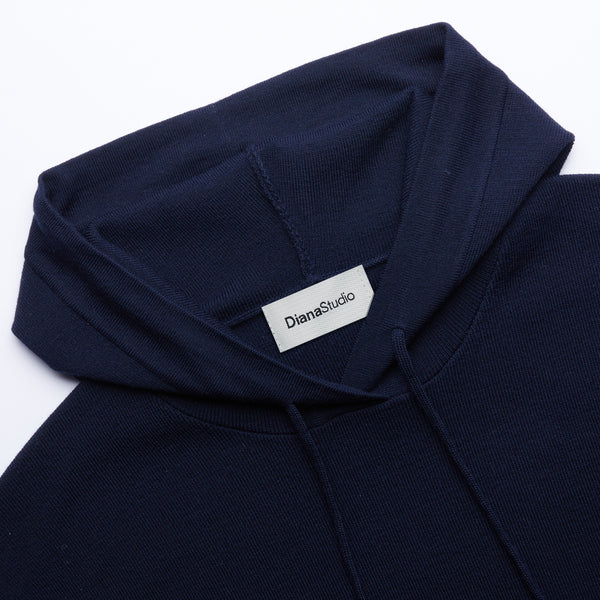 Technical sweatshirt in solid knit