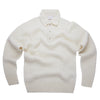Polo in punto canestro in Cashmere e Lana