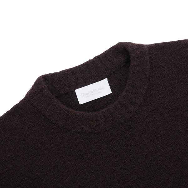 Girocollo bouclé misto Lana Merino