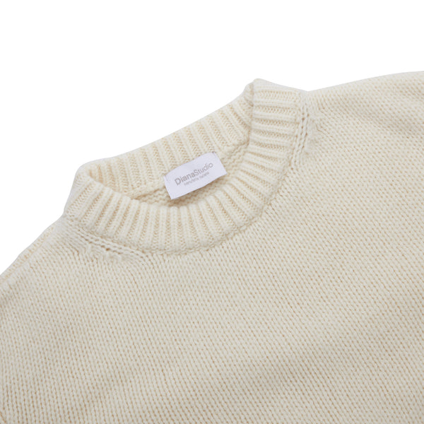 Girocollo Boxy in Lana