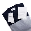 Technical crew neck in plain knit