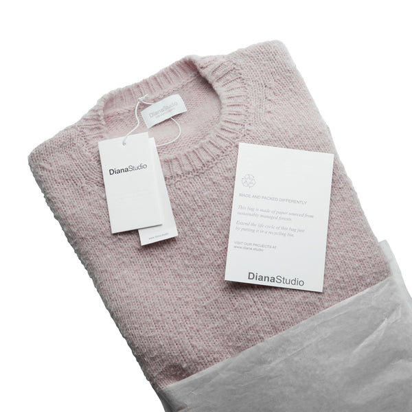 Oversized crewneck with Casentino workmanship