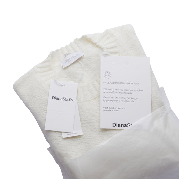 Girocollo garzato in misto Alpaca