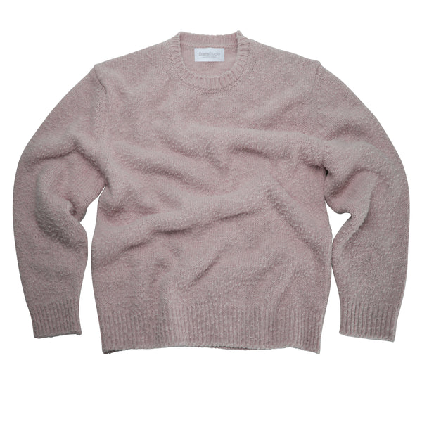 Oversized crewneck with Casentino workmanship