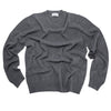 Technical crew neck in plain knit