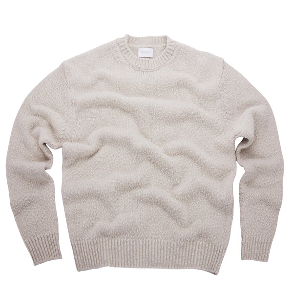 Oversized crewneck with Casentino workmanship