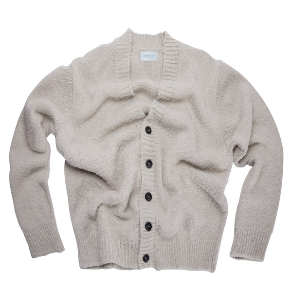 Oversized cardigan with Casentino workmanship