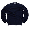 Technical crew neck in plain knit