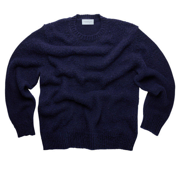 Oversized crewneck with Casentino workmanship
