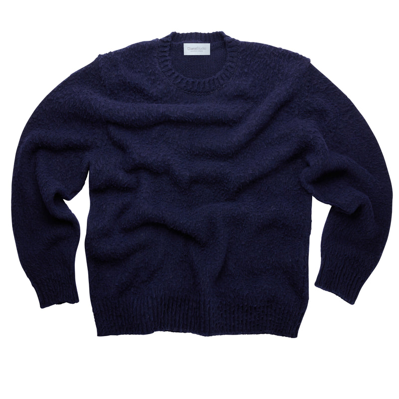 Girocollo oversize con lavorazione Casentino