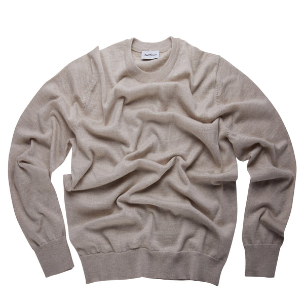 Crewneck in 100% extra-fine Merino wool