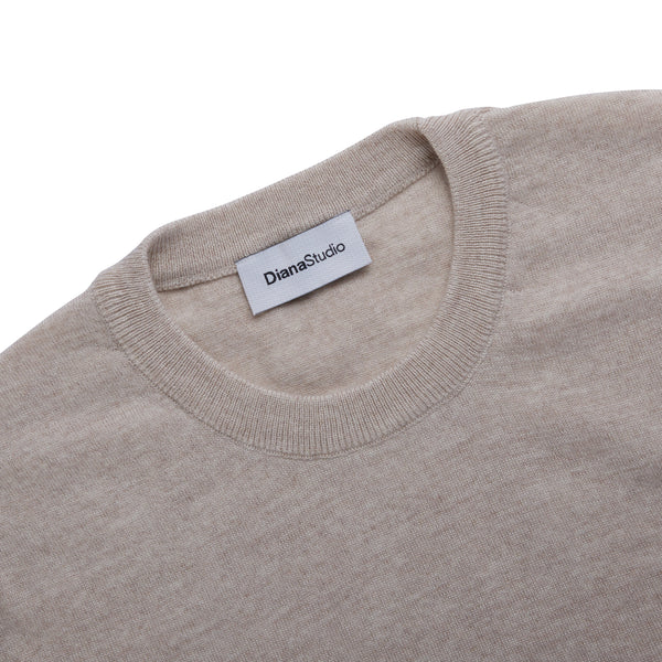 Crewneck in 100% extra-fine Merino wool