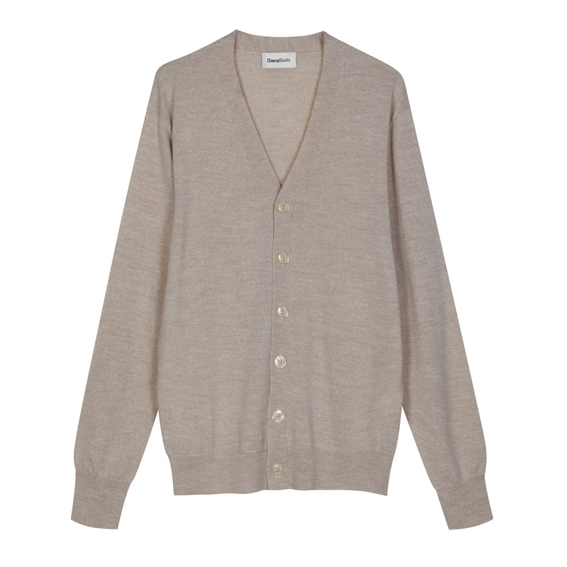 Cardigan in Lana Merino extrafine