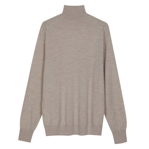 Turtleneck in 100% extra-fine Merino wool