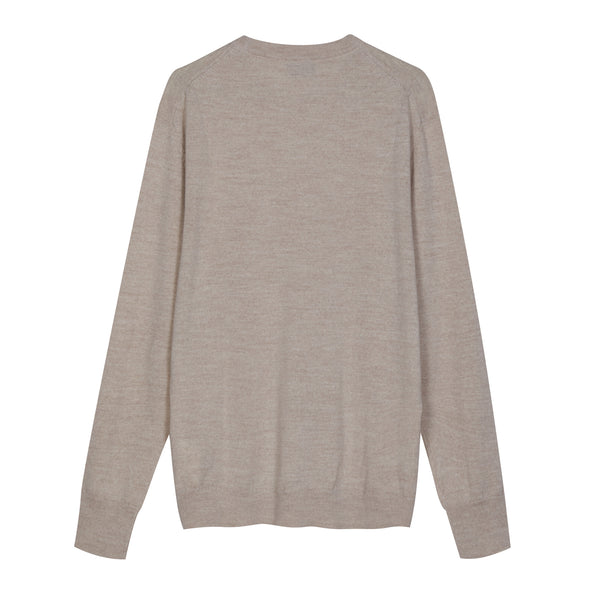 Crewneck in 100% extra-fine Merino wool