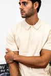 Polo Rasata in Maglia - Variante Ecru - Immagine 2