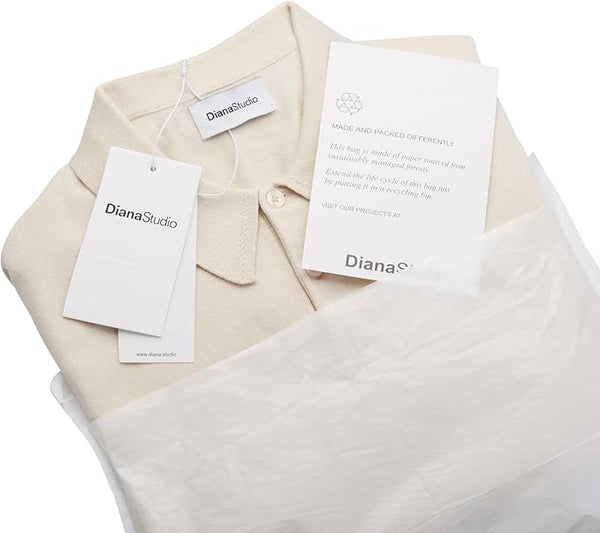 Polo Rasata in Maglia - Variante Ecru - Immagine 6