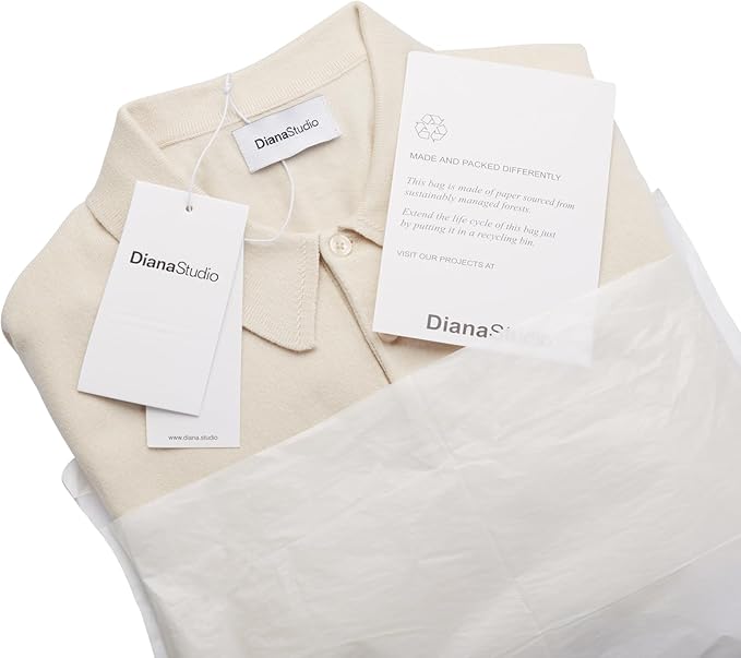 Polo Rasata in Maglia - Variante Ecru - Immagine 6