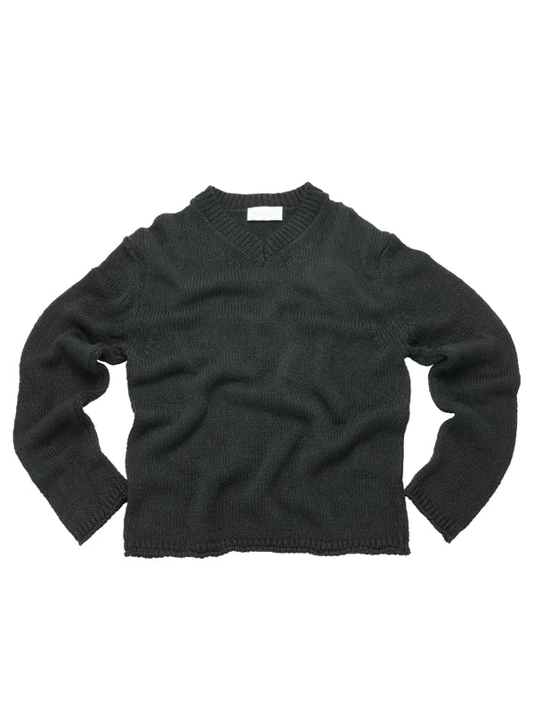 Scollo a V in Lino e Seta