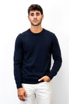 Girocollo in Magliain Cotone - Variante Blu Navy - Immagine 2
