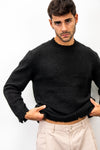 Girocollo garzato in misto Alpaca