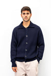 Giacca con bottoni in Lana Merino Extrafine