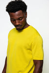 T-Shirt in maglia in Cotone Leggero - Variante Giallo - Immagine 5