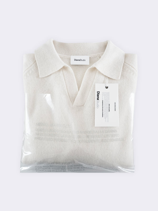 Poloshirt aus reinem Kaschmir