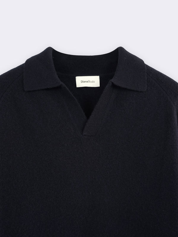 Poloshirt aus reinem Kaschmir