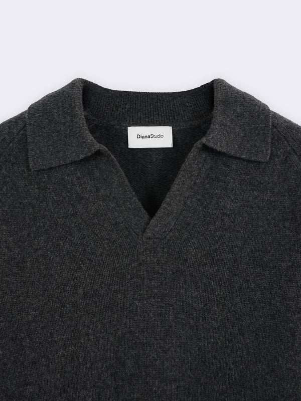Poloshirt aus reinem Kaschmir