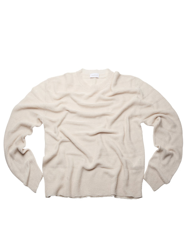 Girocollo in Lino in punto chicco di riso